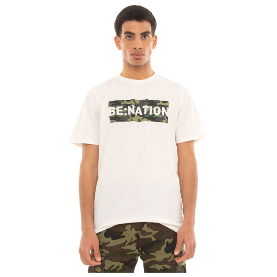 Be Nation Ανδρική κοντομάνικη μπλούζα Camo Print Tee